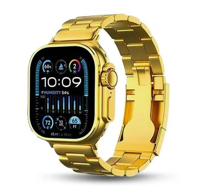 Gold Perimium Watch Ultra 9 with 7 Strips