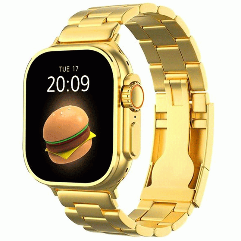 Gold Perimium Watch Ultra 9 with 7 Strips